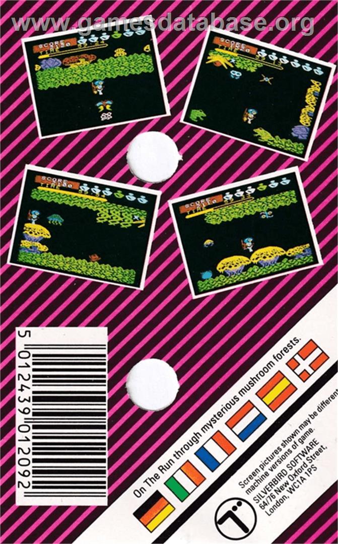 On The Run - Amstrad CPC - Artwork - Box Back